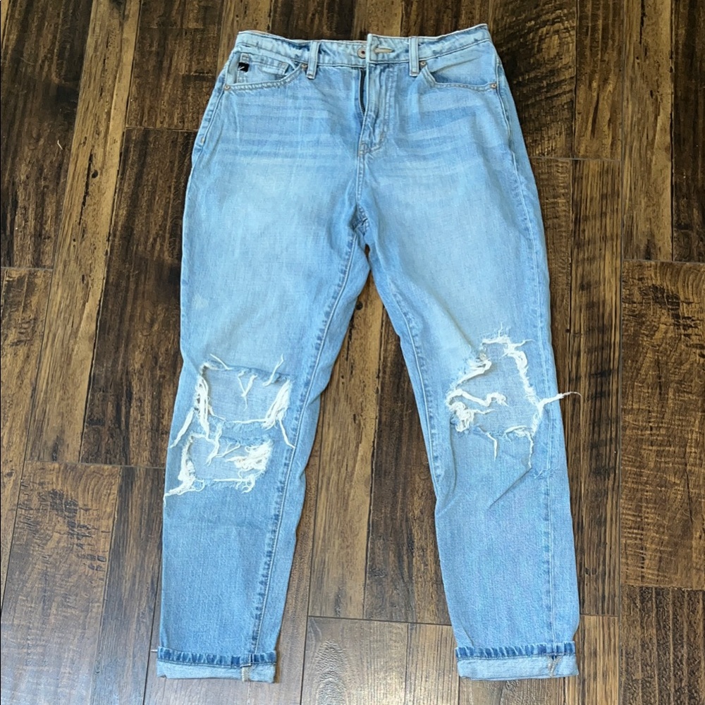 Kancan Light Blue Boyfriend Jeans